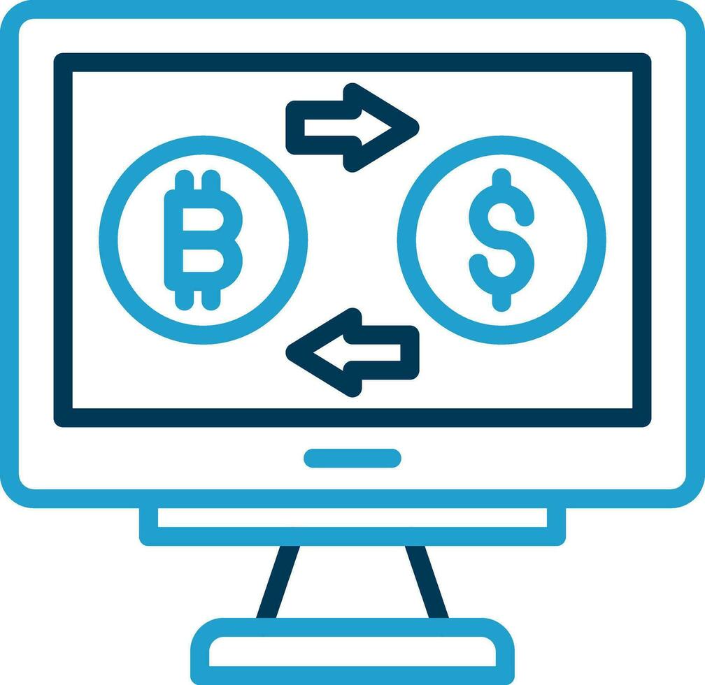 Cryptocurrency Vector Icon Design