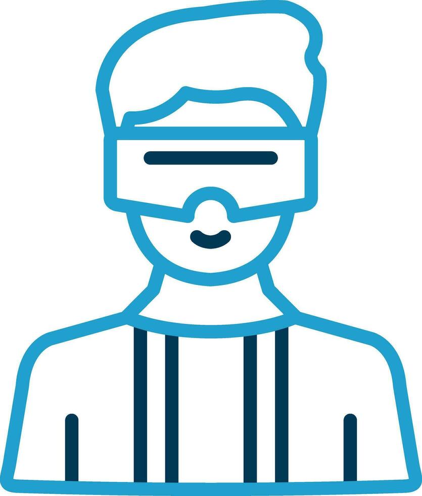 Virtual Reality Vector Icon Design