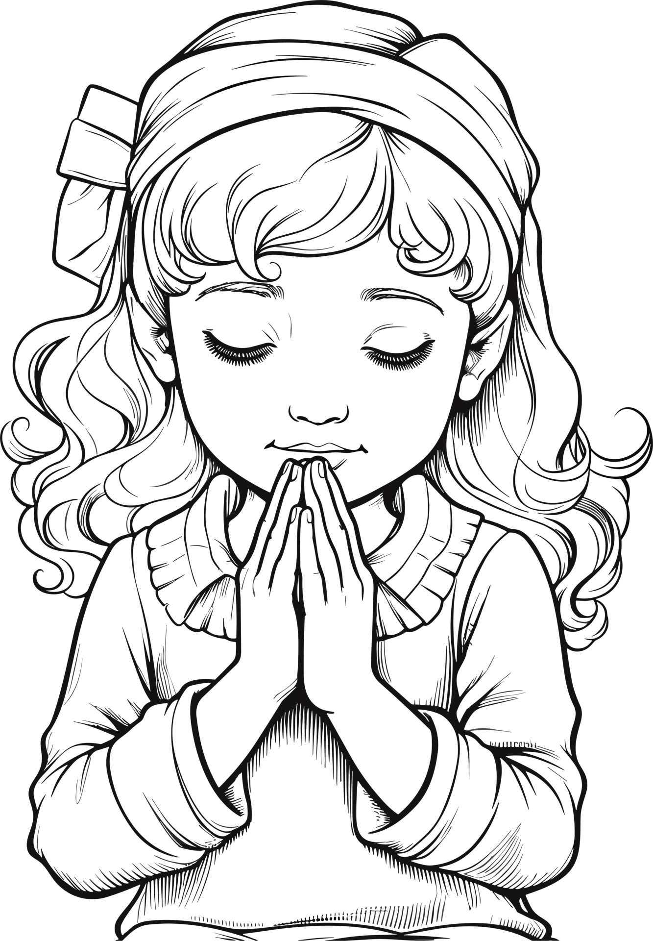 Praying for good ai generative 27224955 png