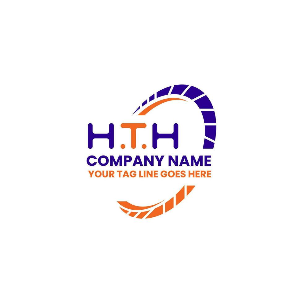 HTH letter logo creative design with vector graphic, HTH simple and modern logo. HTH luxurious alphabet design