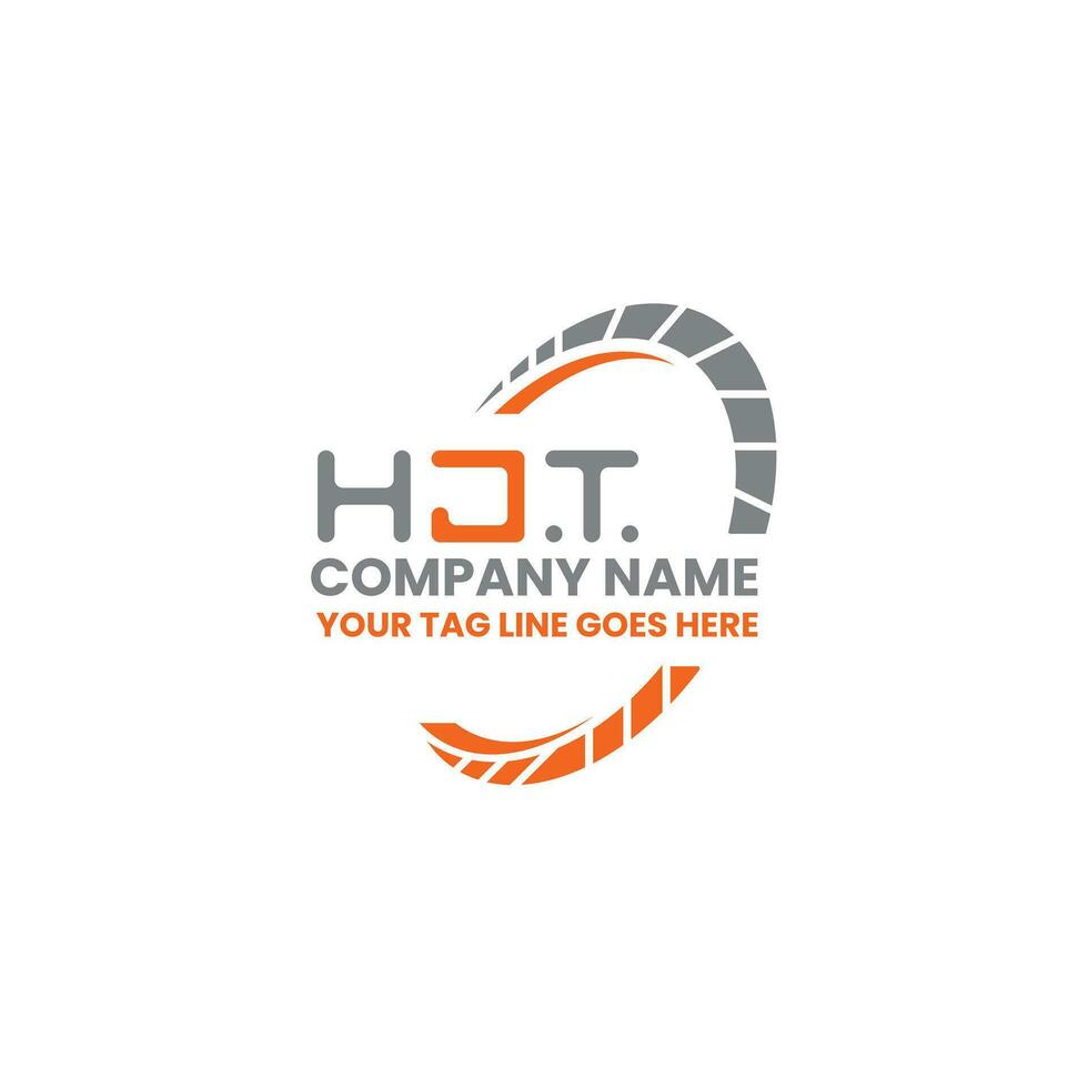 HJT letter logo creative design with vector graphic, HJT simple and modern logo. HJT luxurious alphabet design