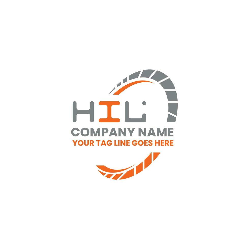 hil letra logo creativo diseño con vector gráfico, hil sencillo y moderno logo. hil lujoso alfabeto diseño