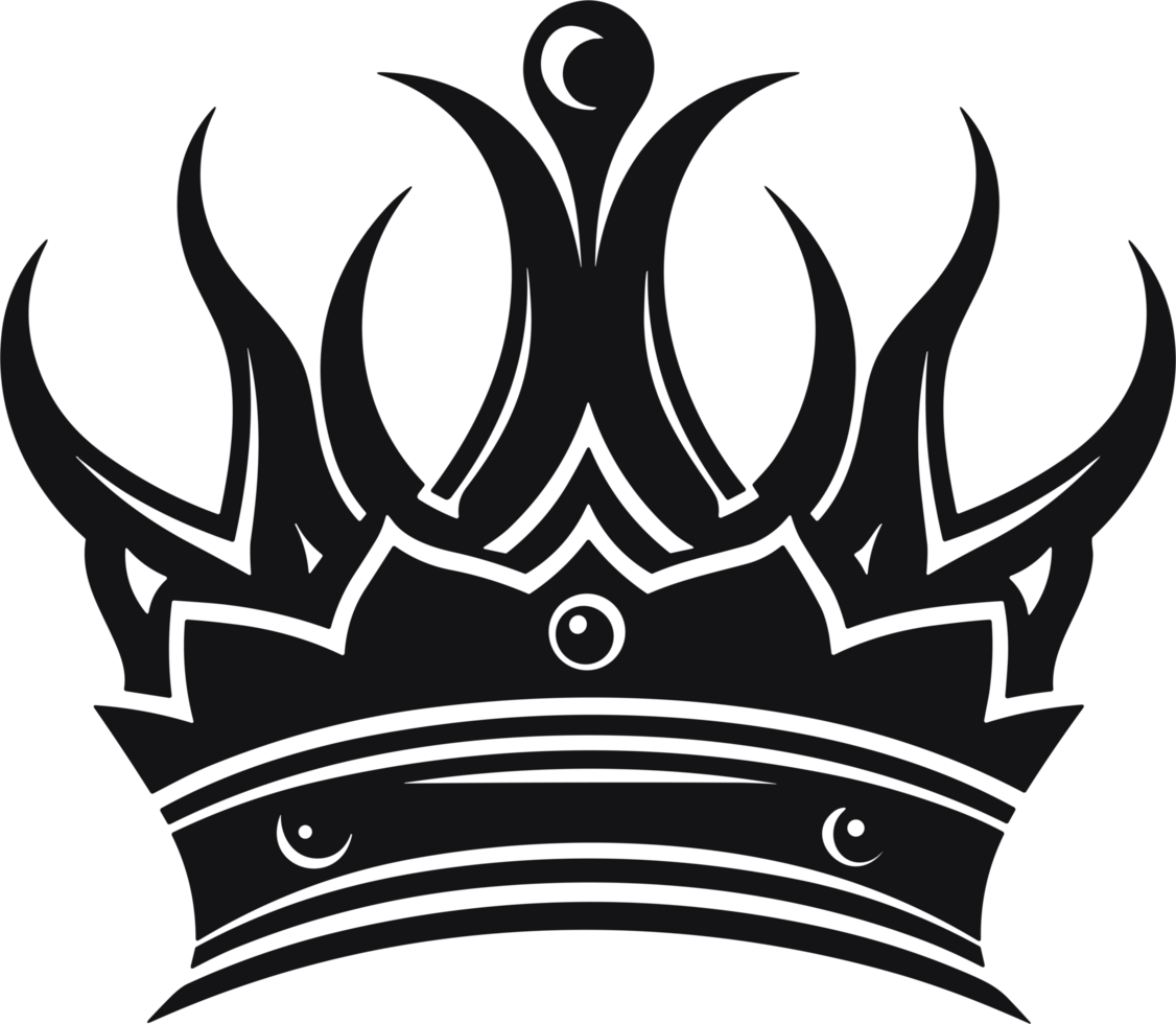 crown in balck and white ai generative 27225462 PNG