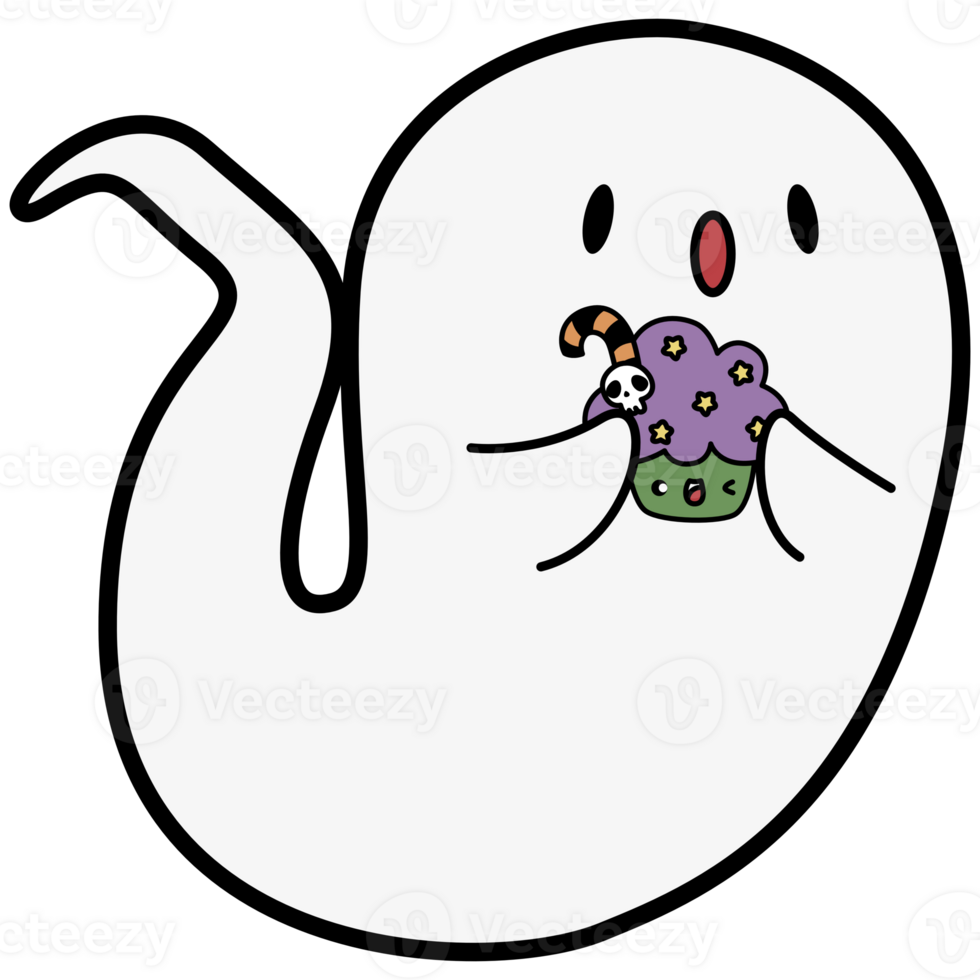 Cute Ghost Halloween 27225519 PNG