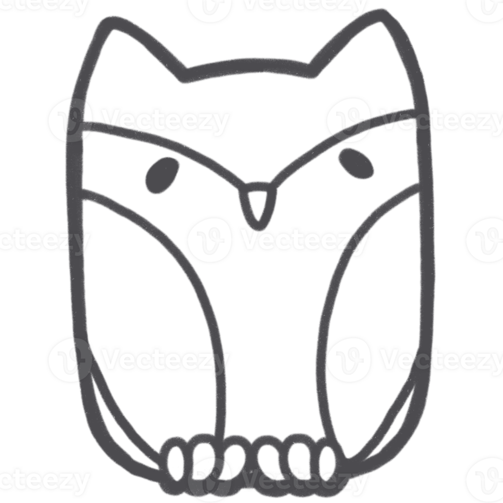 Outline Cute Halloween Elements png