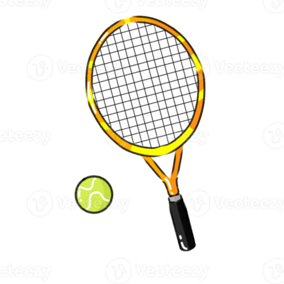tennis racket and ball png