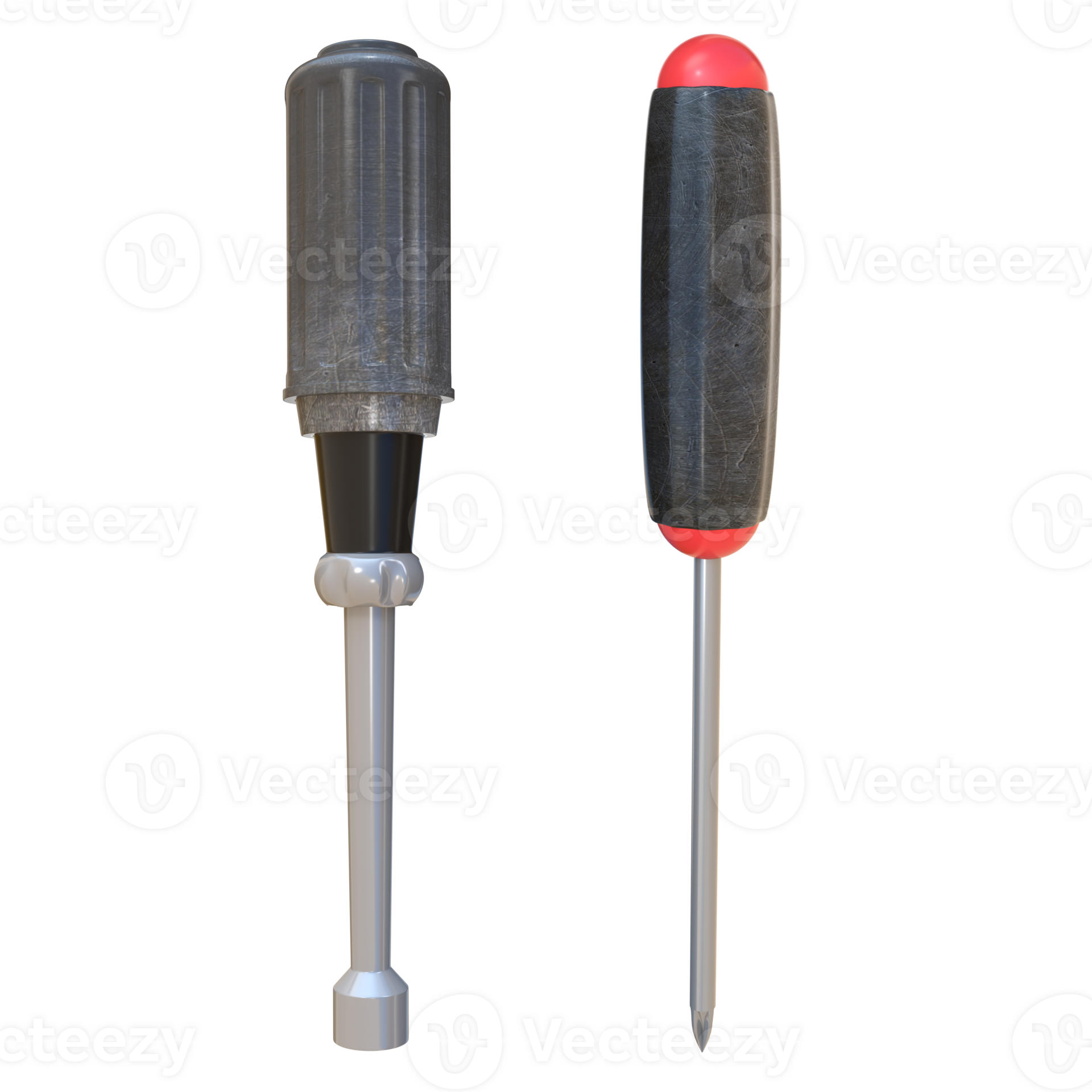 3D Rendering Nut Driver And Screwdriver 27226189 PNG