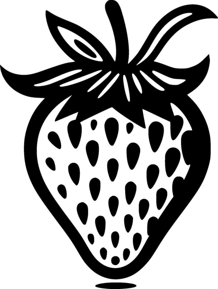 Strawberry - High Quality Vector Logo - Vector illustration ideal for T-shirt graphic