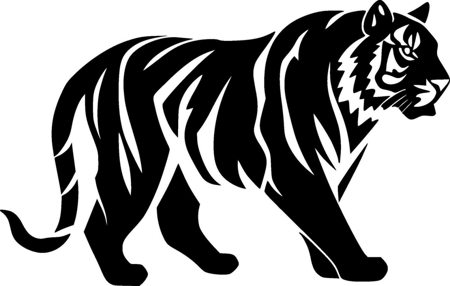 Tigre - alto calidad vector logo - vector ilustración ideal para camiseta gráfico