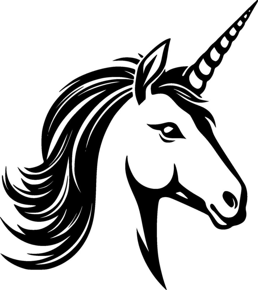 unicornio - alto calidad vector logo - vector ilustración ideal para camiseta gráfico