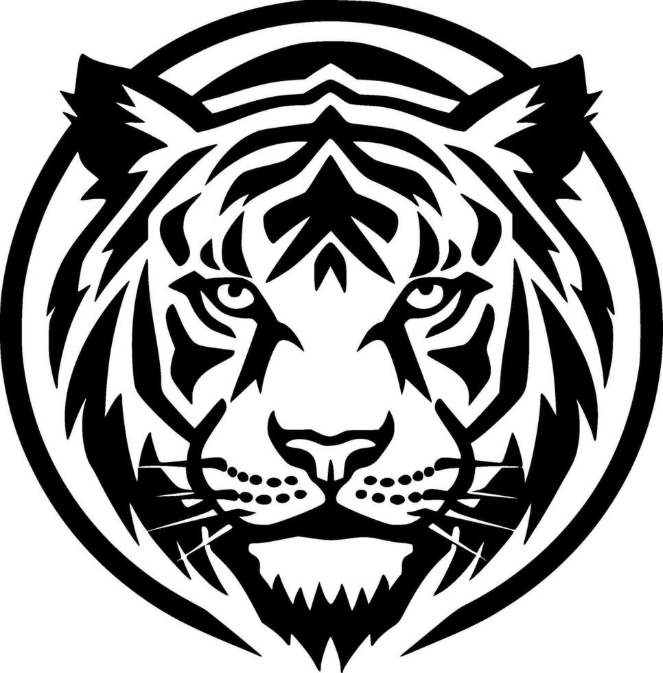 Tiger - High Quality Vector Logo - Vector illustration ideal for T-shirt graphic