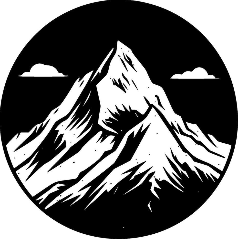 Mountains - High Quality Vector Logo - Vector illustration ideal for T-shirt graphic