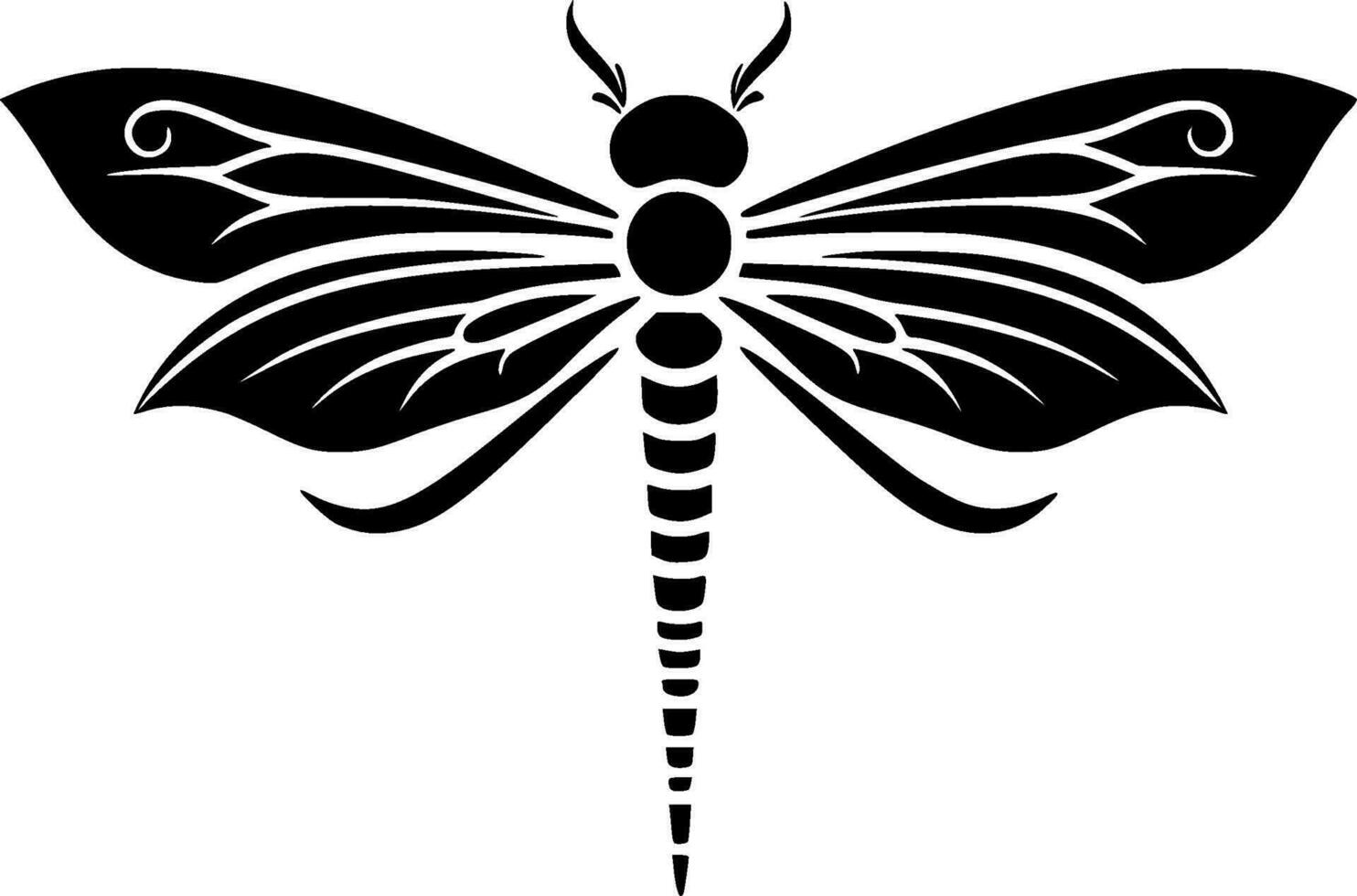 Dragonfly - High Quality Vector Logo - Vector illustration ideal for T-shirt graphic