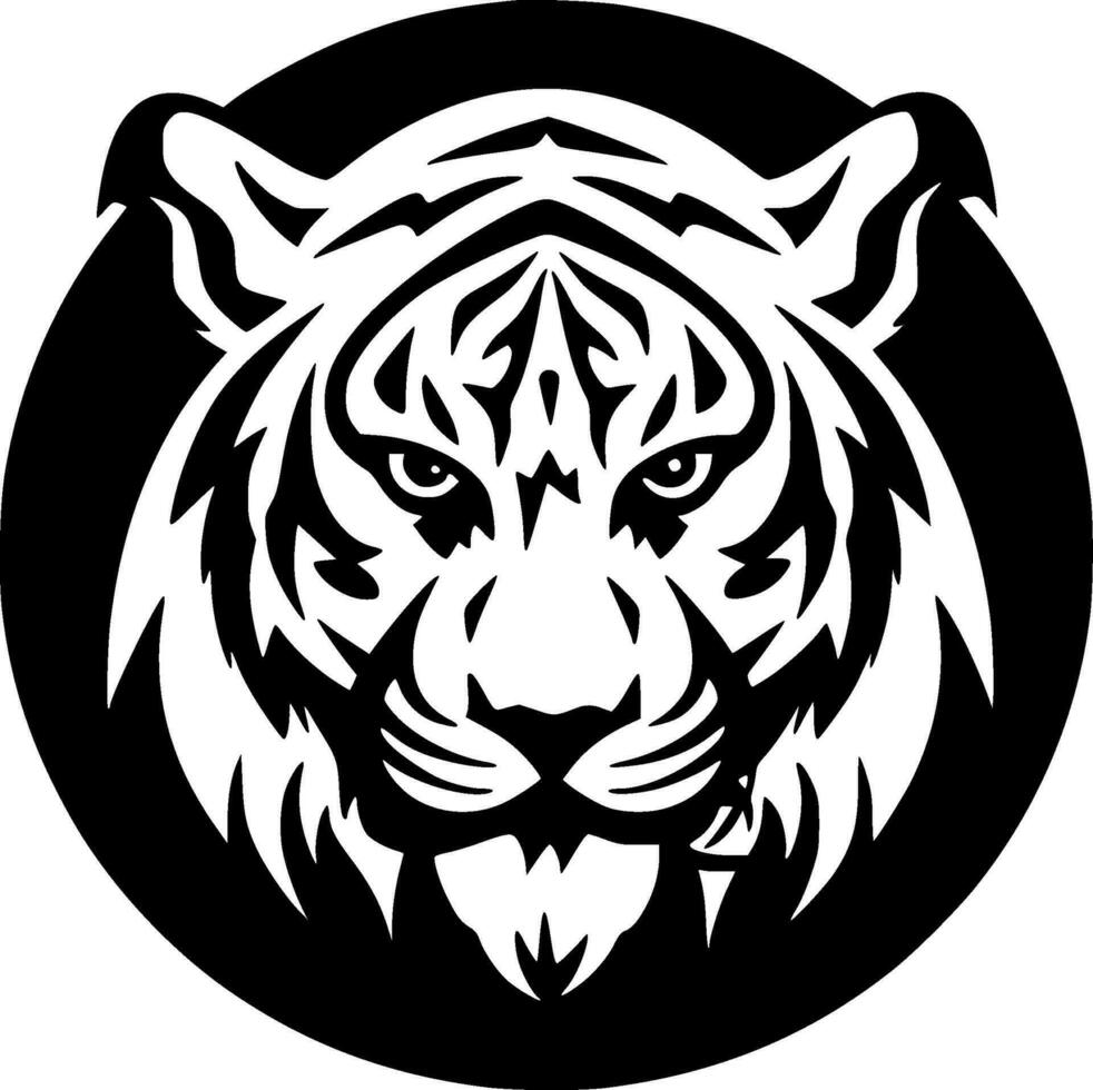 Tiger - High Quality Vector Logo - Vector illustration ideal for T-shirt graphic