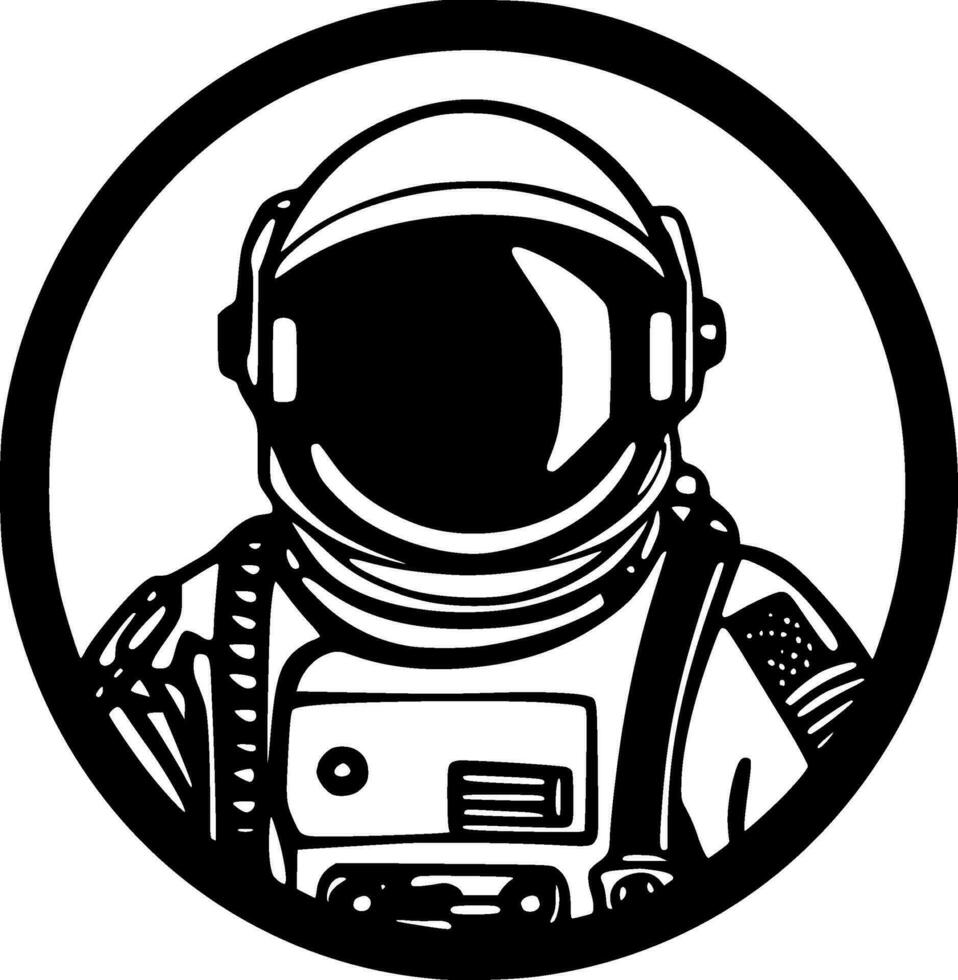Astronaut - High Quality Vector Logo - Vector illustration ideal for T-shirt graphic
