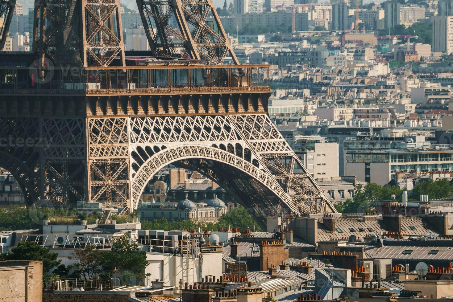 Eiffel Tower in Daylight, Paris photo