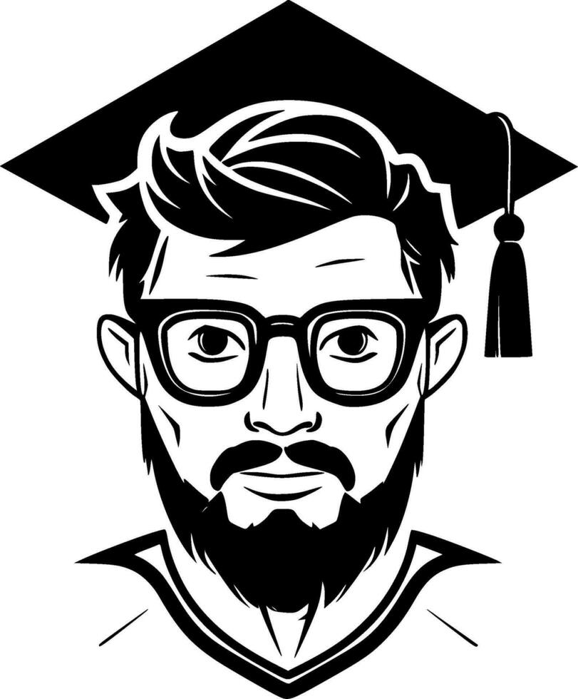 Grad - High Quality Vector Logo - Vector illustration ideal for T-shirt graphic