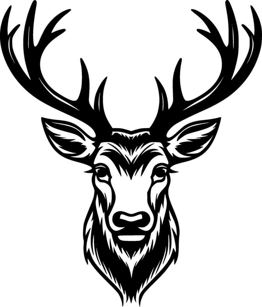 Dear, Minimalist and Simple Silhouette - Vector illustration