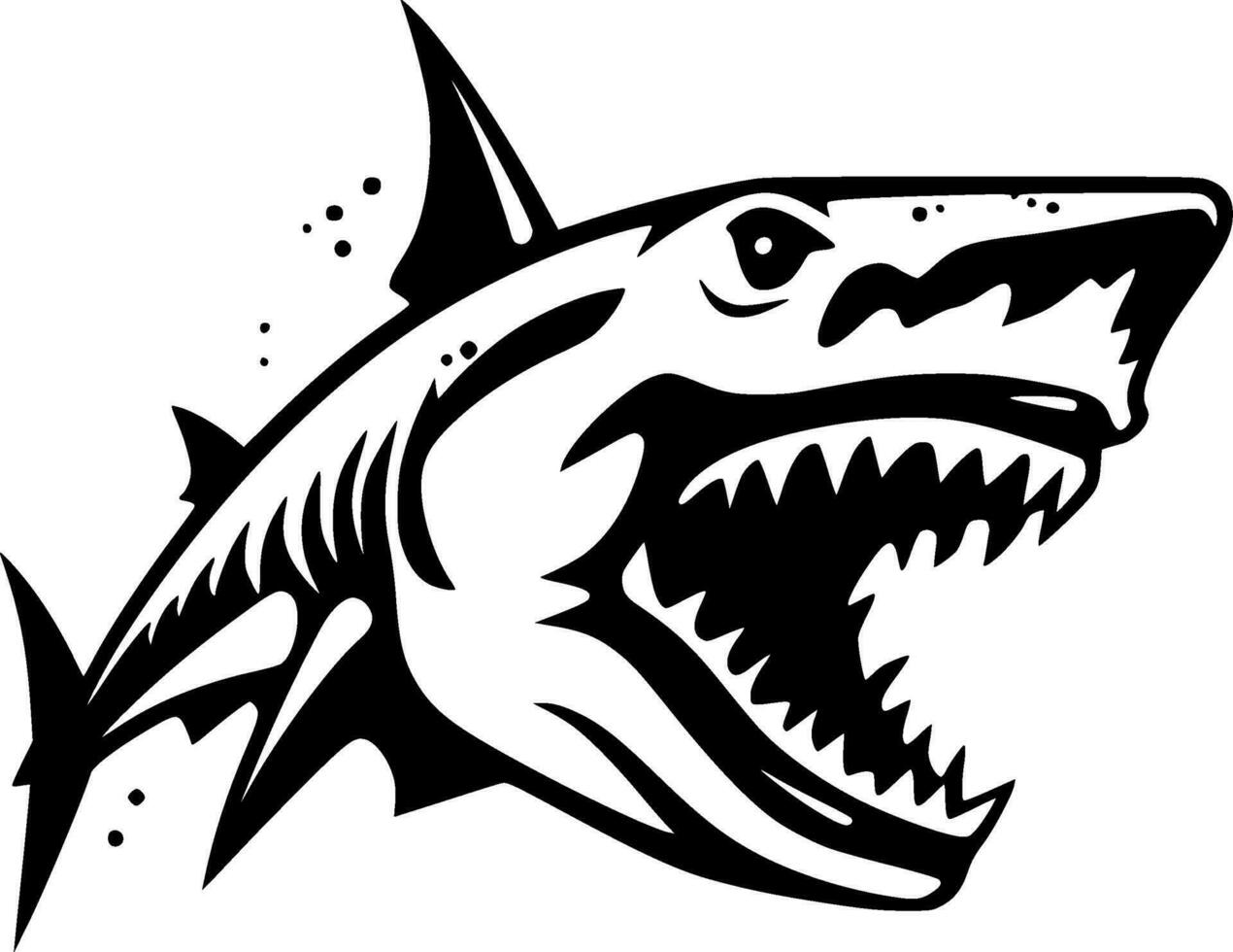 Shark - High Quality Vector Logo - Vector illustration ideal for T-shirt graphic