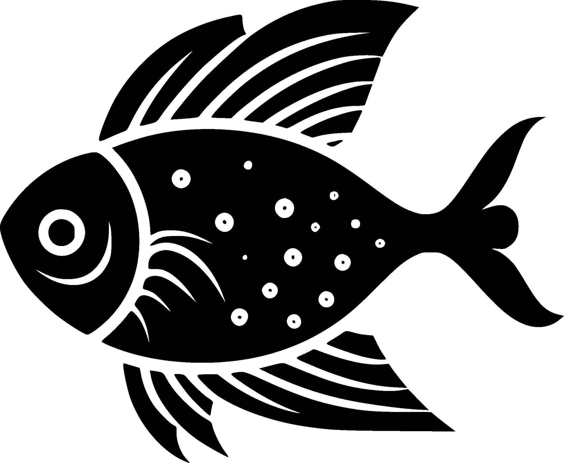 Fish - High Quality Vector Logo - Vector illustration ideal for T-shirt