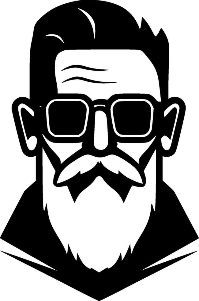 Papa - Minimalist and Flat Logo - Vector illustration