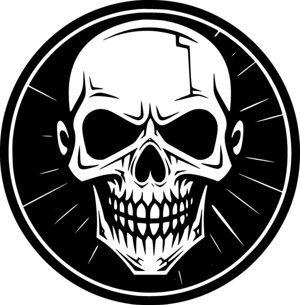 Skull - High Quality Vector Logo - Vector illustration ideal for T-shirt graphic