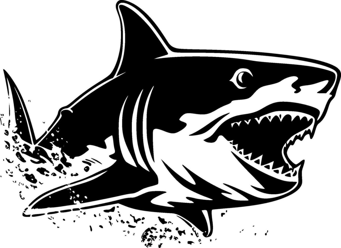 Shark - High Quality Vector Logo - Vector illustration ideal for T-shirt graphic