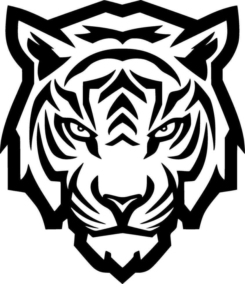 Tiger - High Quality Vector Logo - Vector illustration ideal for T-shirt graphic