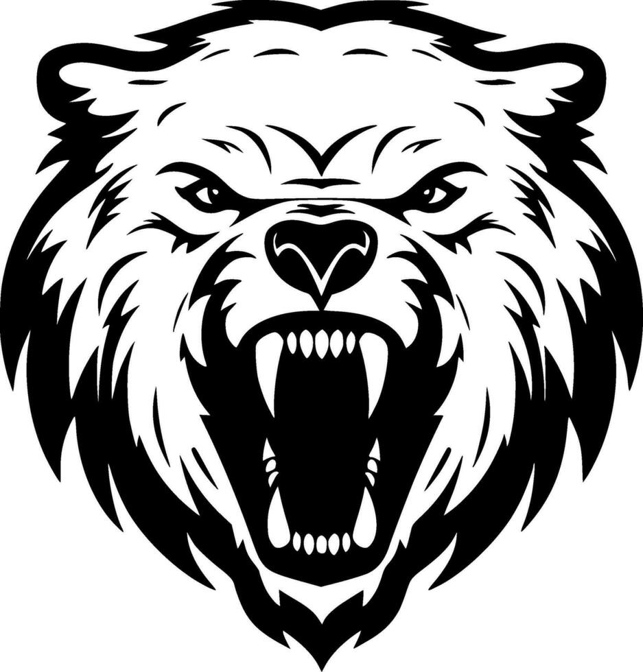 Bear - High Quality Vector Logo - Vector illustration ideal for T-shirt graphic