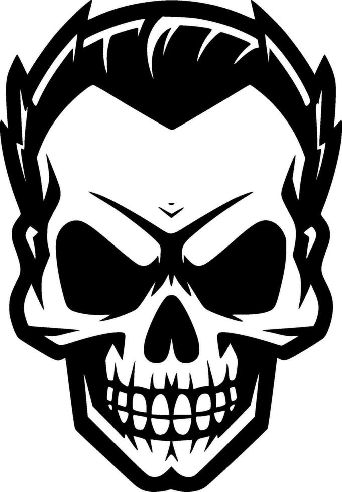 Skull - High Quality Vector Logo - Vector illustration ideal for T-shirt graphic