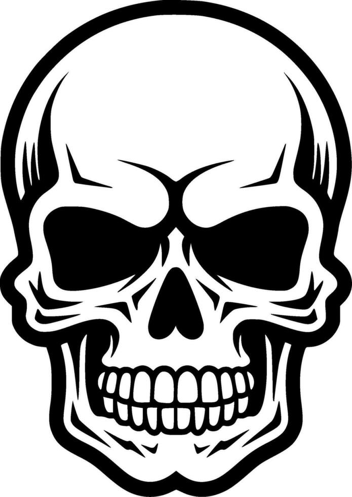 Skull - High Quality Vector Logo - Vector illustration ideal for T-shirt graphic