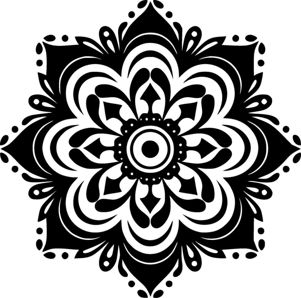 Mandala - High Quality Vector Logo - Vector illustration ideal for T-shirt graphic