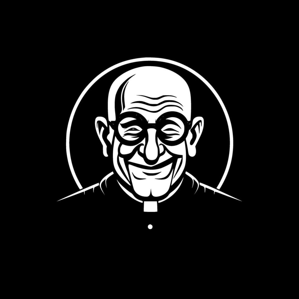 Papa - Minimalist and Flat Logo - Vector illustration