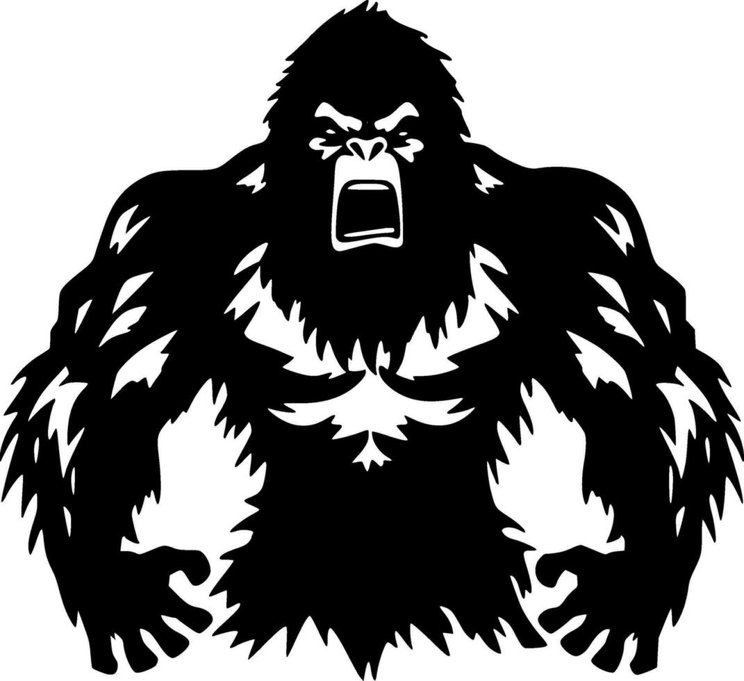 Bigfoot - Minimalist and Flat Logo - Vector illustration