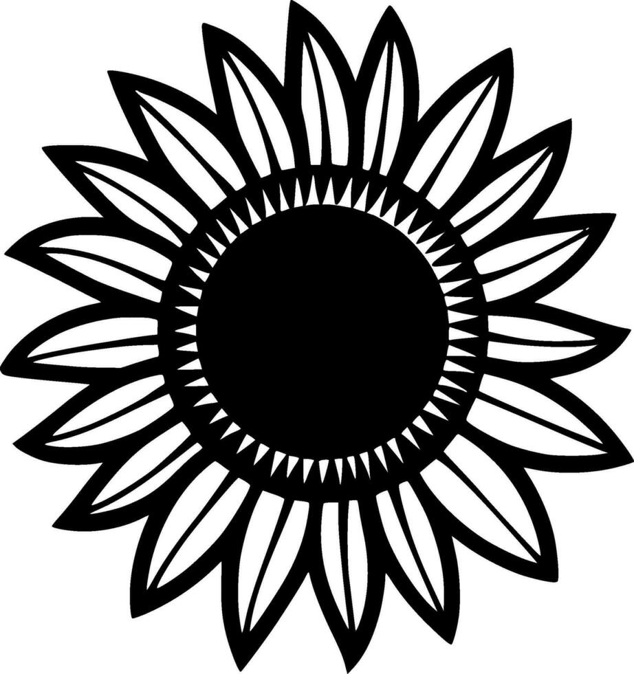 girasol - alto calidad vector logo - vector ilustración ideal para camiseta gráfico