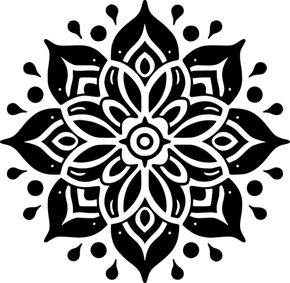 Mandala - High Quality Vector Logo - Vector illustration ideal for T-shirt graphic