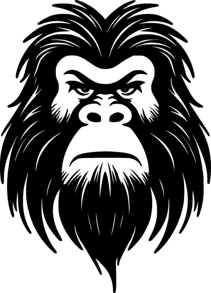 Bigfoot - Minimalist and Flat Logo - Vector illustration