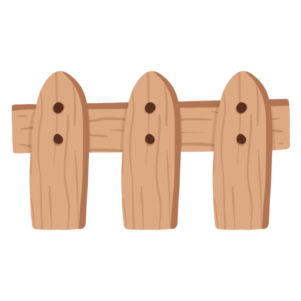 ilustração de cerca de madeira png