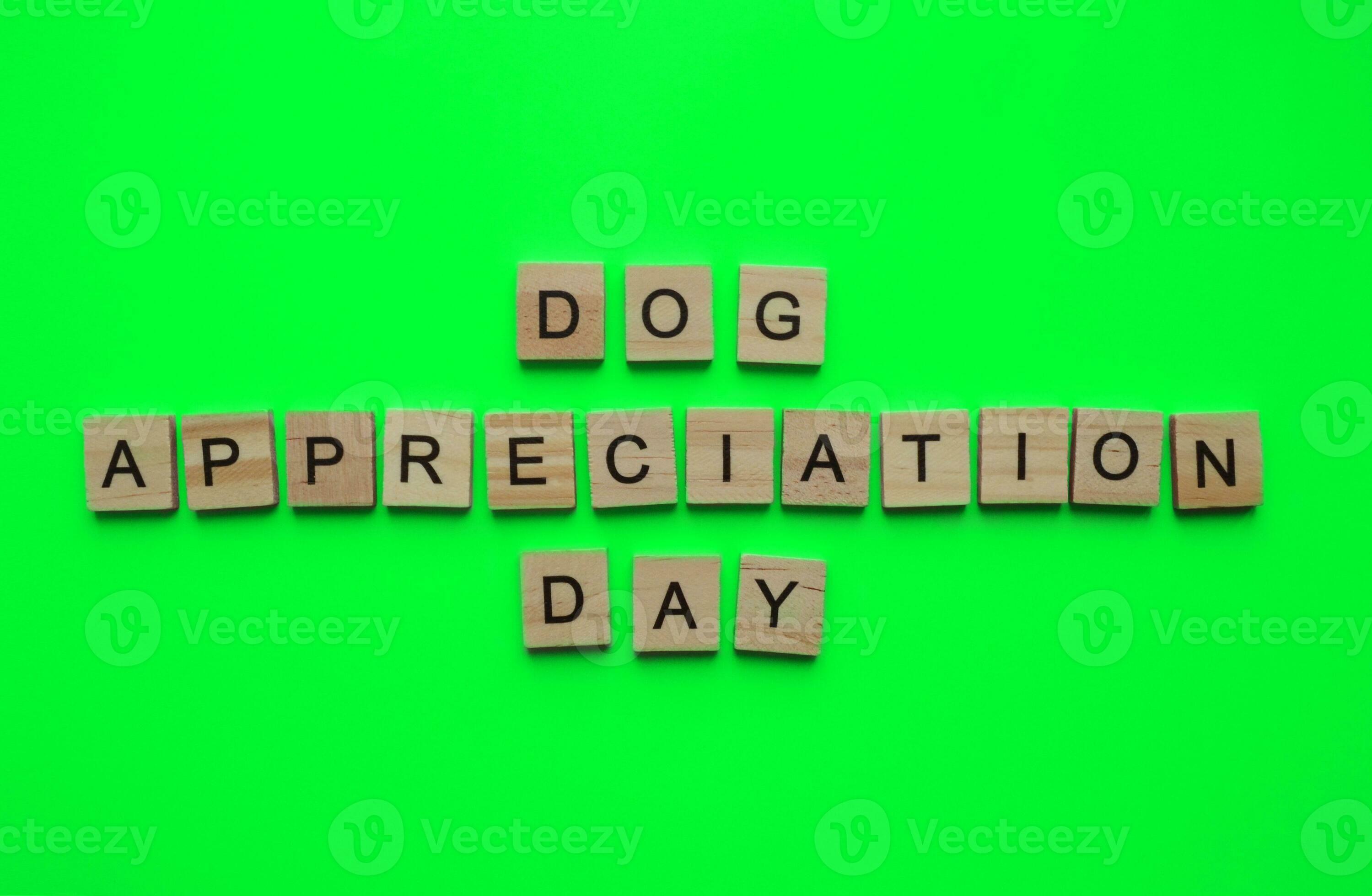 August 26, Dog Appreciation Day, minimalistic banner with the