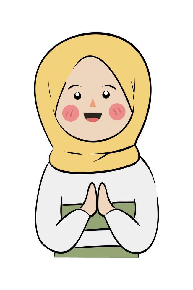 Muslim people greetings 27229427 Vector Art at Vecteezy