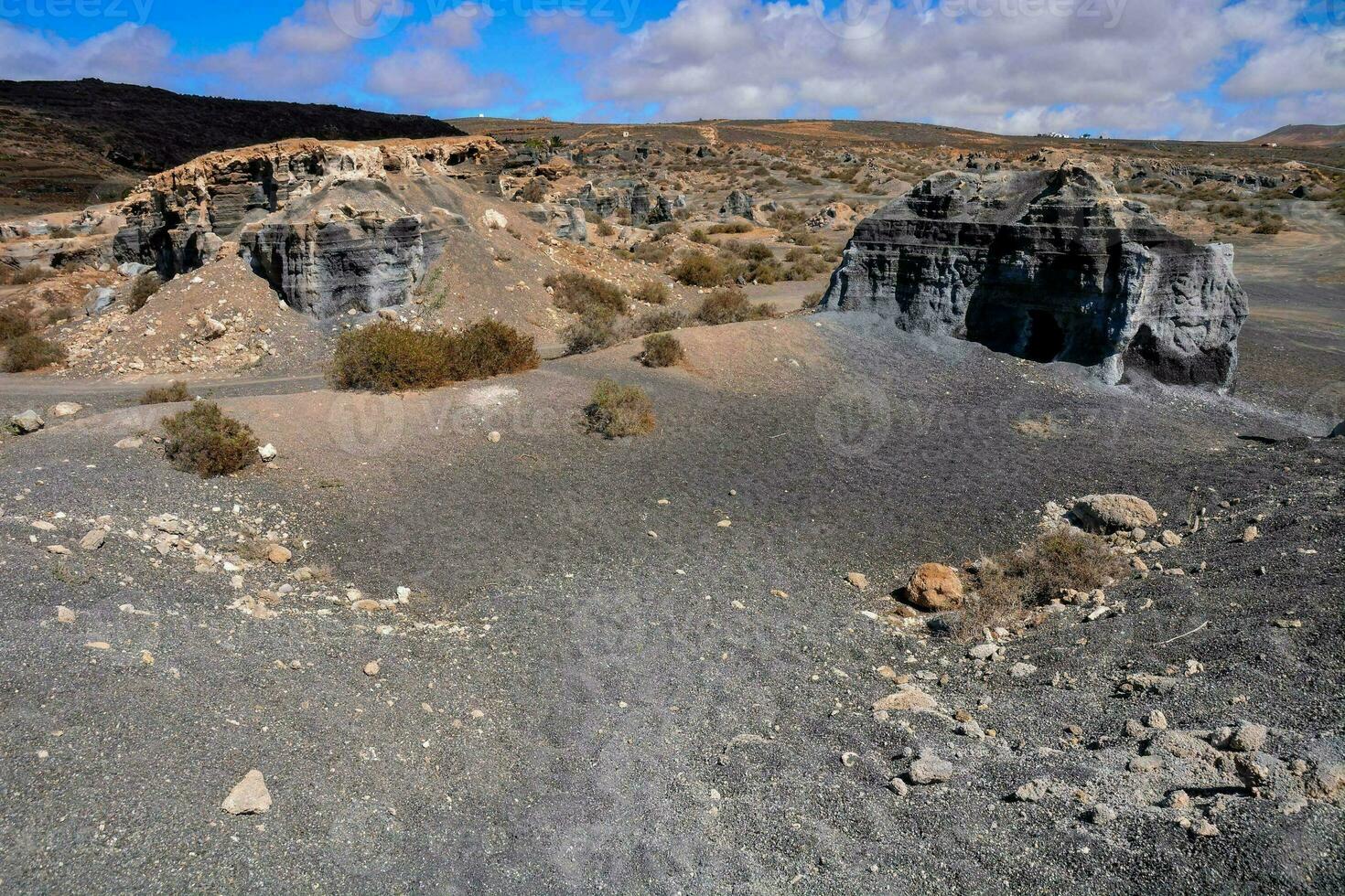 un volcánico paisaje foto