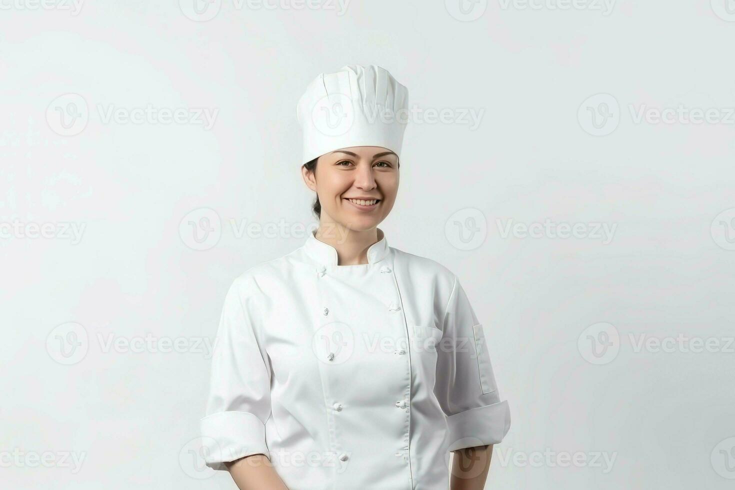 Happy female chef team. Generate Ai photo