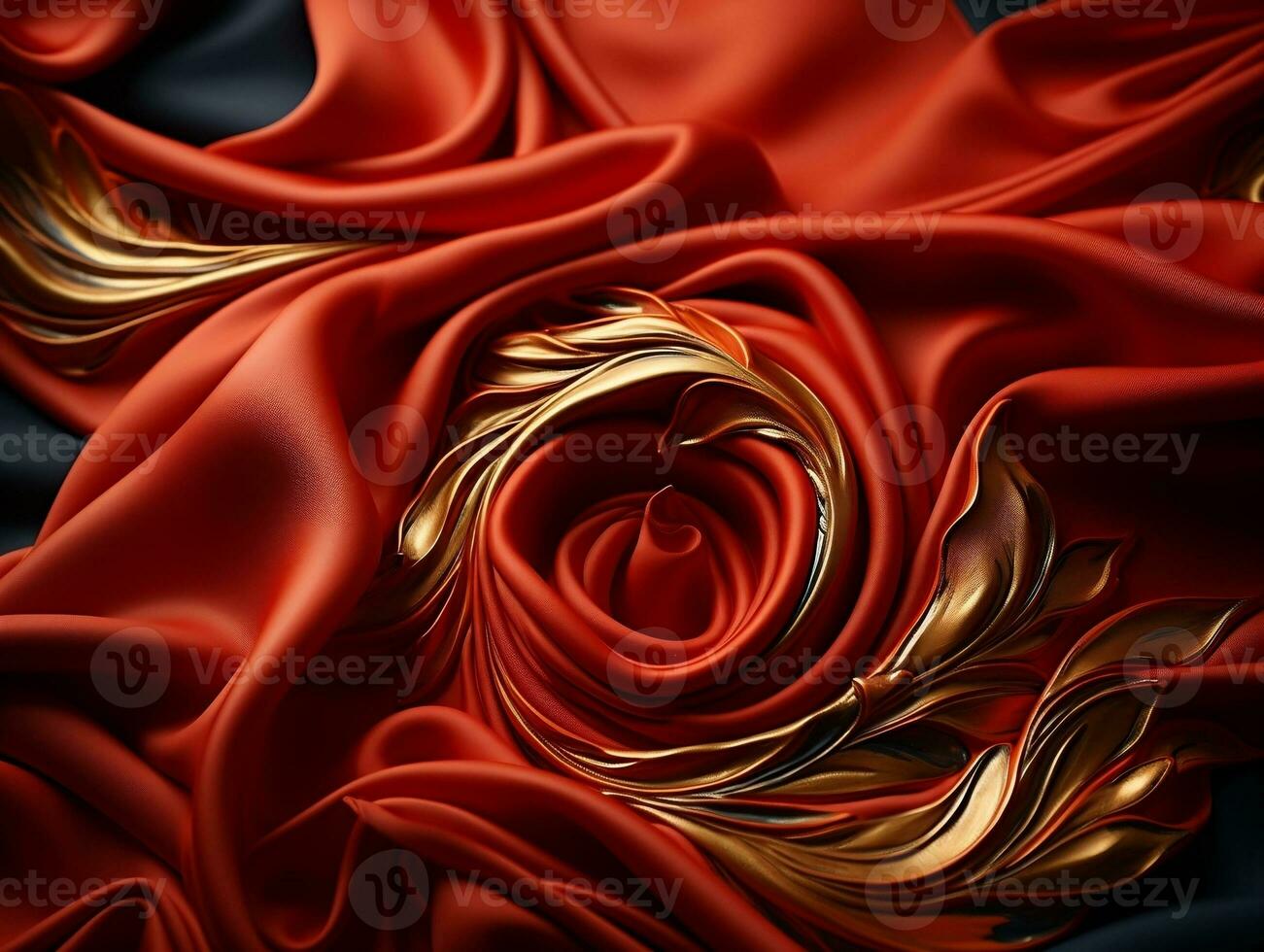 Ultra-detailed luxurious fabric texture generative ai photo