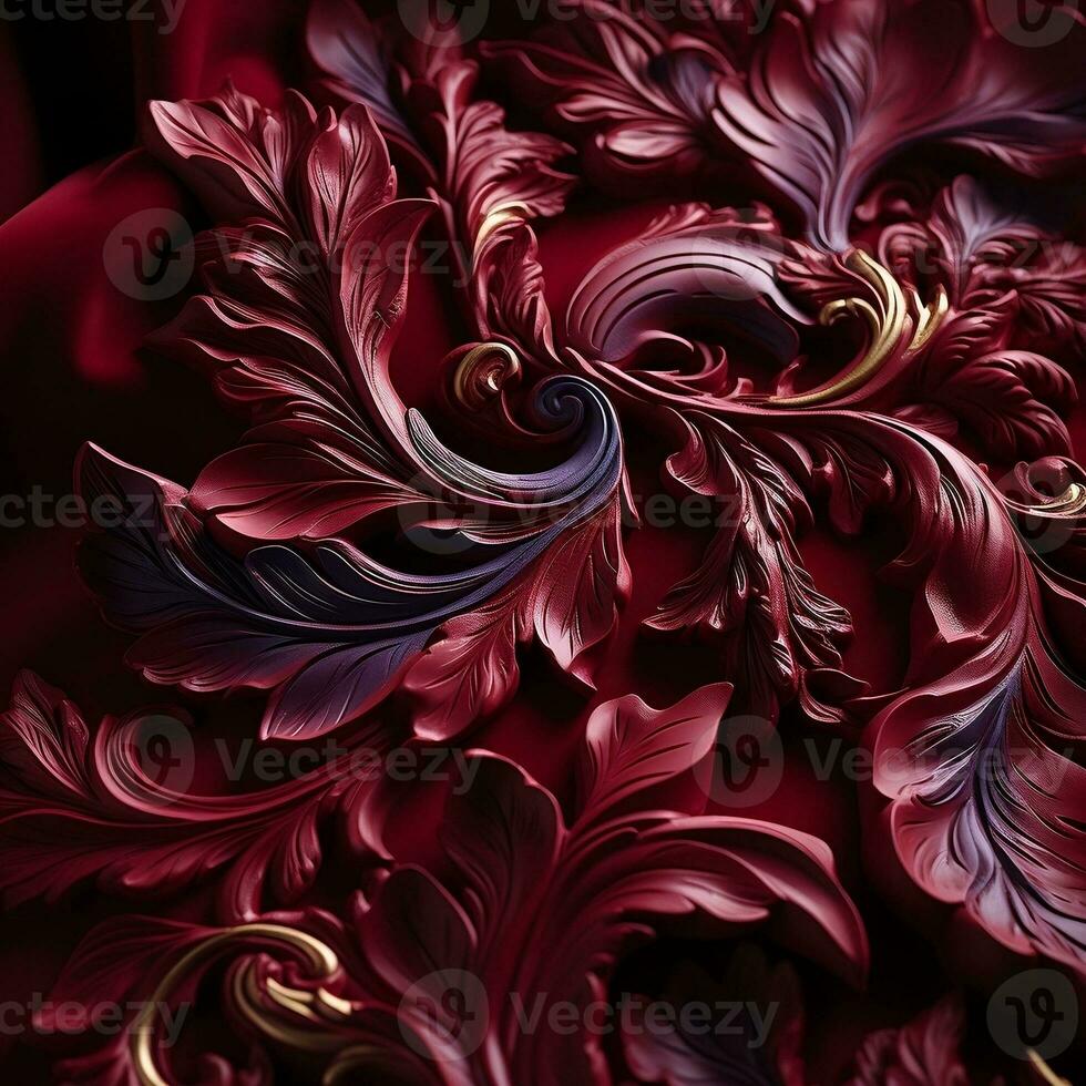 Ultra-detailed luxurious fabric texture generative ai photo