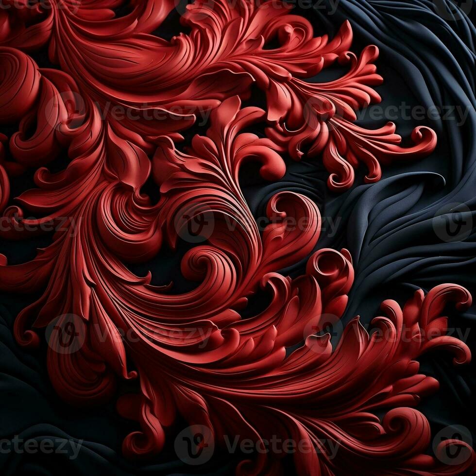 Ultra-detailed luxurious fabric texture generative ai photo