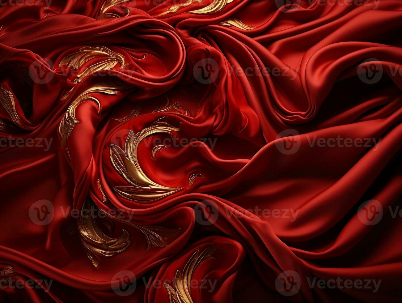 Ultra-detailed luxurious fabric texture generative ai photo