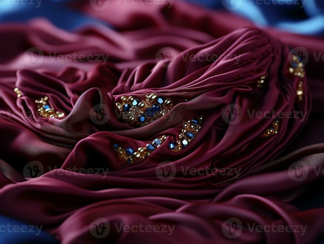 Ultra-detailed luxurious fabric texture generative ai photo