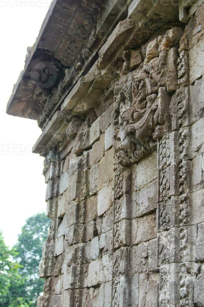 Structure of Gedong Songo temple side view photo