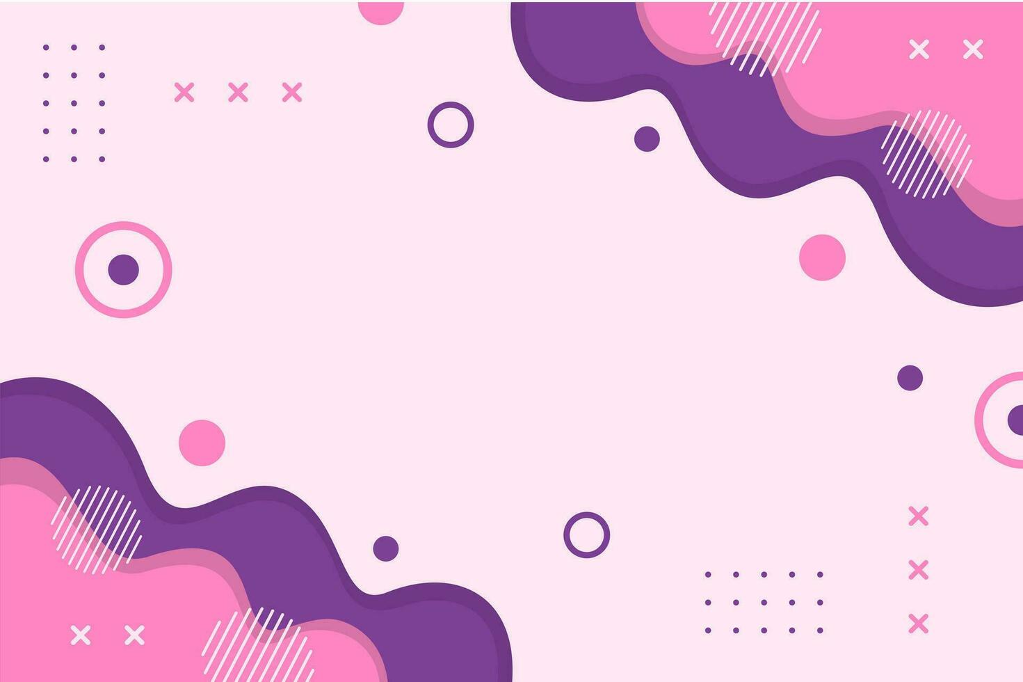 Illustration Vector Graphic of Abstract Fluid Colorful Pink and Purple Background Template. Geometric Modern Background. Simple and Modern Concept.