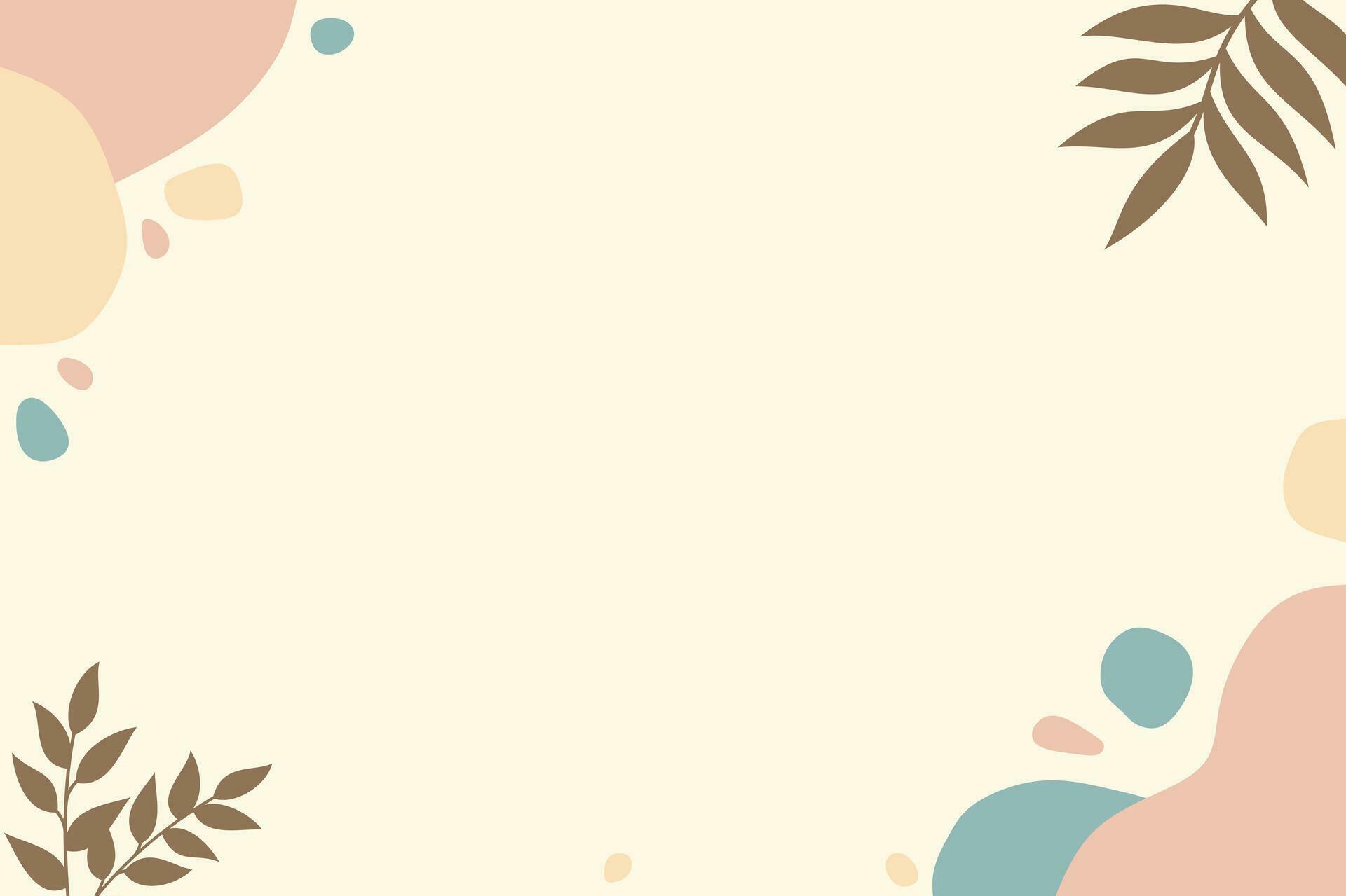 Illustration Vector Graphic of Aesthetic Background Template with Minimalist Pastel Colors and